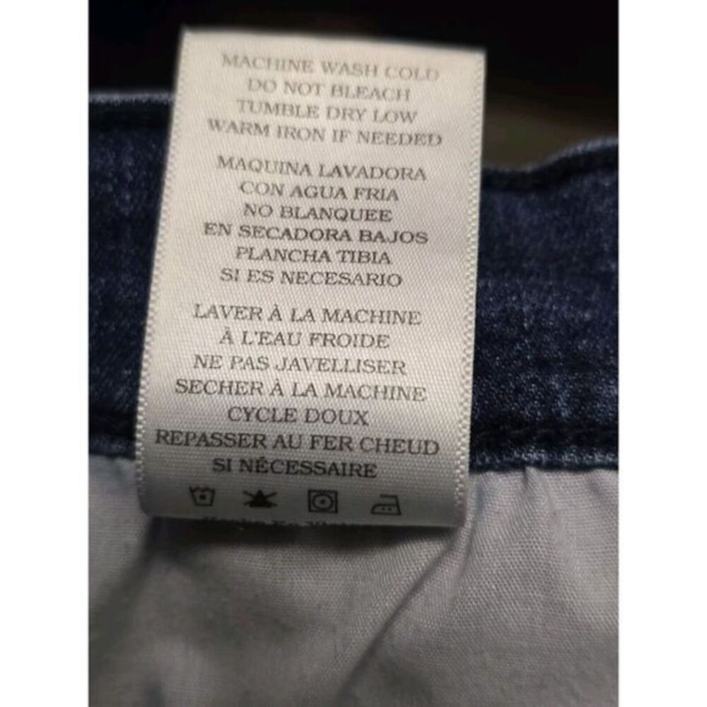 KanCan KC8201D Distressed MOTTO Skinny Ankle‎ Blue Denim Jeans Size 7/27 - Picture 8 of 8
